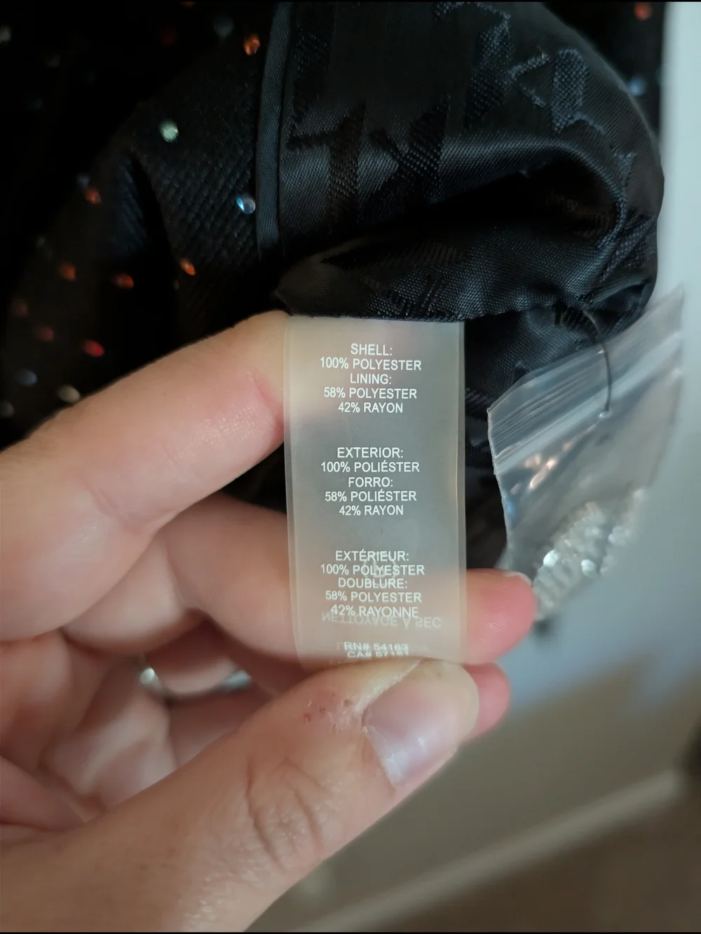 NWT Karl Lagerfeld Paris Rainbow Rhinestone Embellished Blazer Size 2